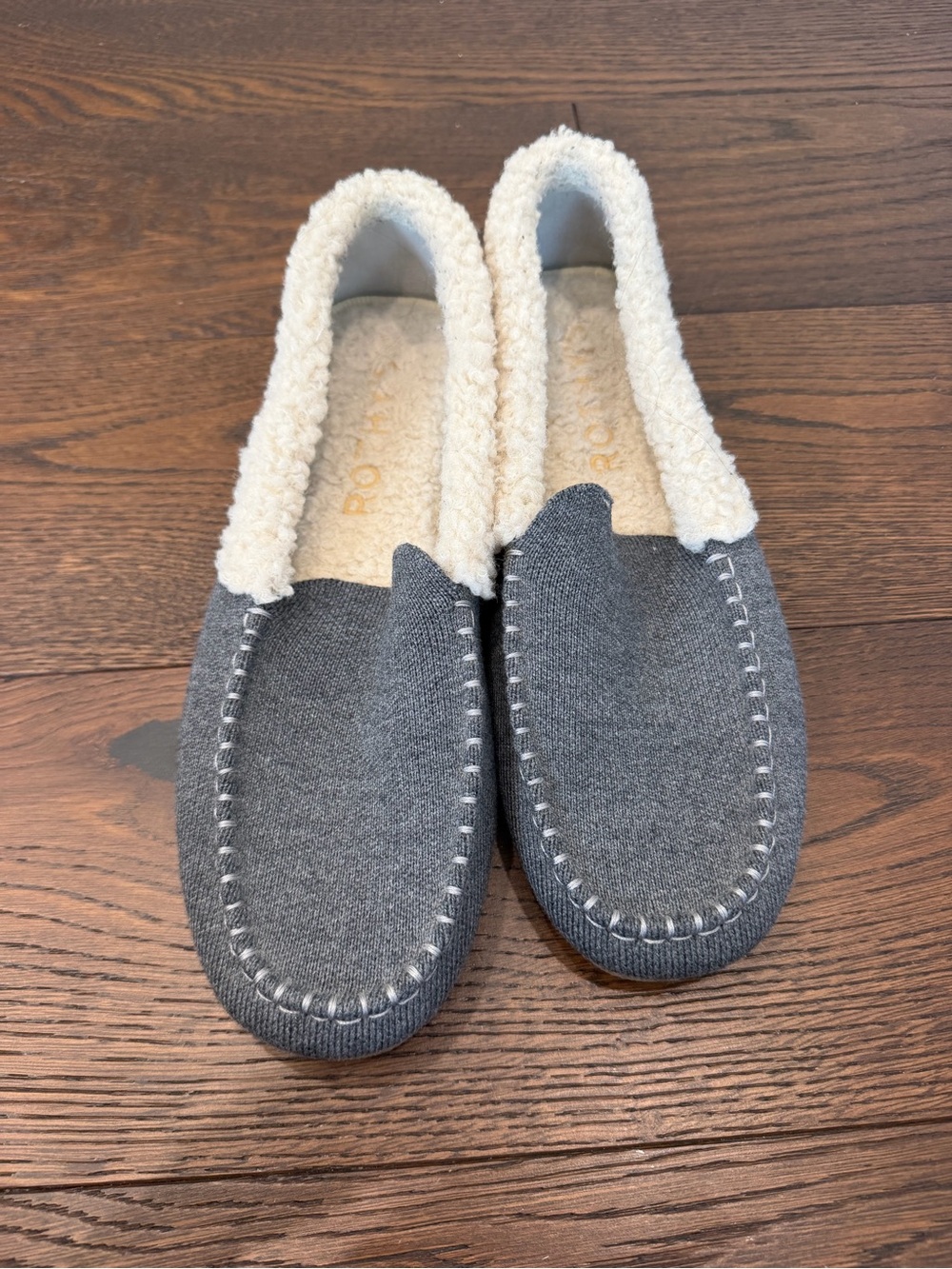 Women’s Rothy’s the slipper moccasin merino wool house slipper 9